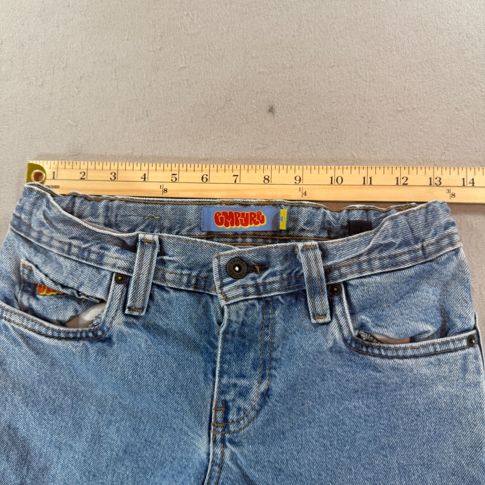 Empyre Girl Loose Fit Light Wash Straight Leg Skate Jeans Size 4 - Picture 6 of 8